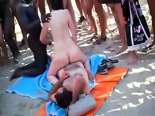Nude Beach Crowd Pleasers